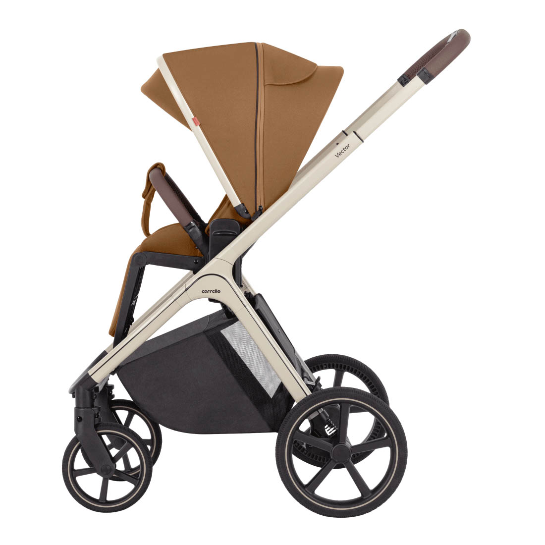 Универсальная коляска Vector 2 в 1 CRL-6550 ANIM ﻿ Прогулочный блок складывается текстилем внутрь - сиденье останется всегда чистым.