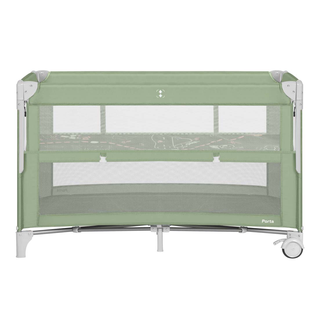 Side-by-side playpen bed Porta 2
