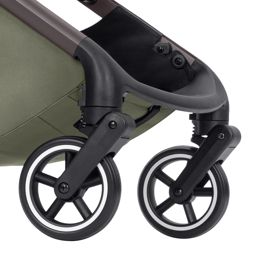 Универсальная коляска Magia 2 в 1 2025 ANIM Передние колёса поворотные, с возможностью фиксации.