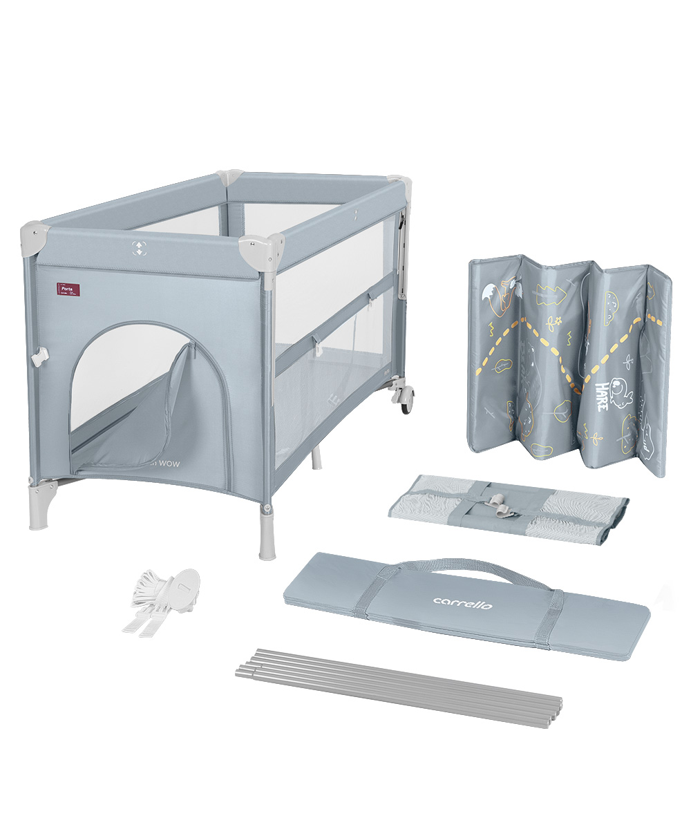 Side-by-side playpen bed Porta 1