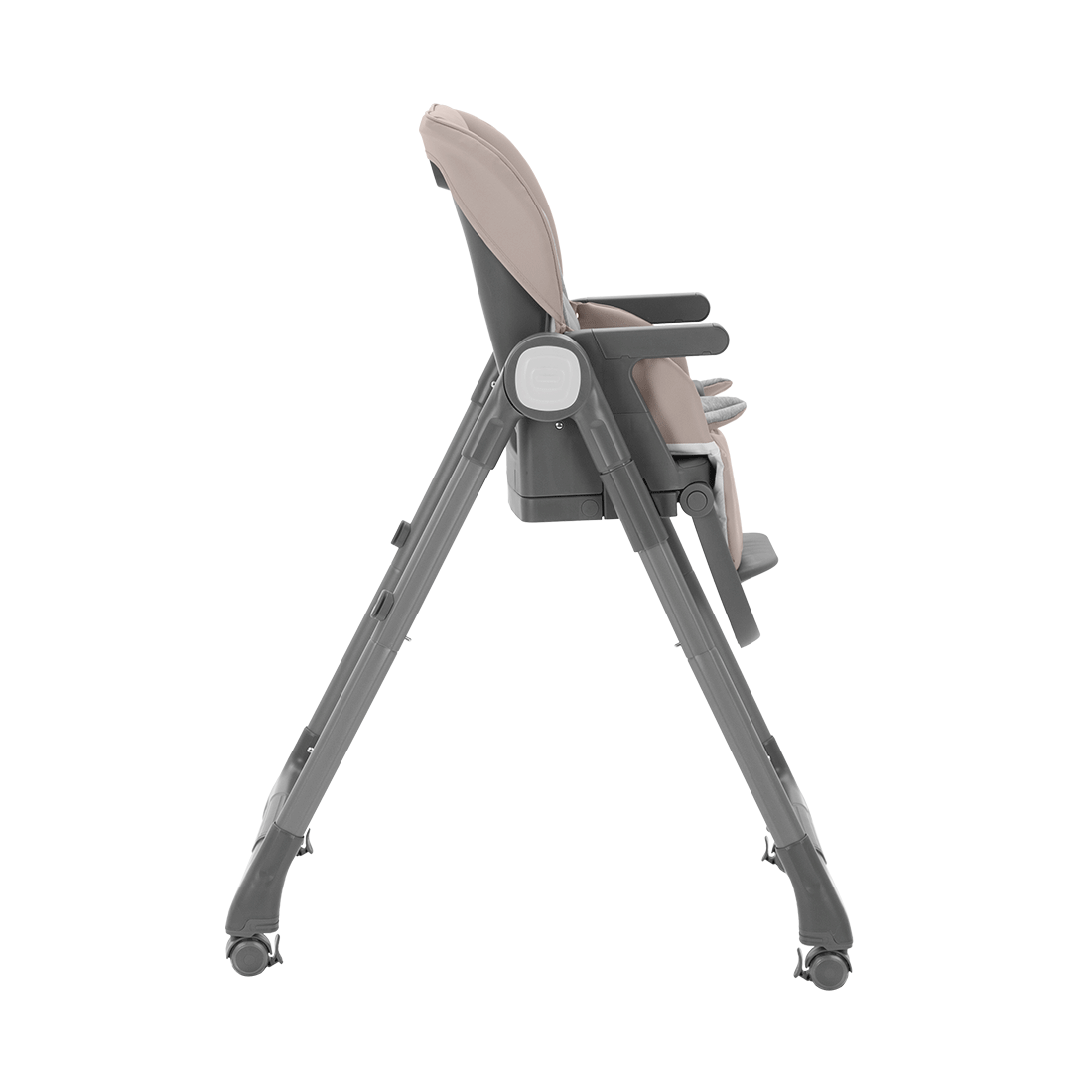 Chaise longue, high chair and Comfort booster