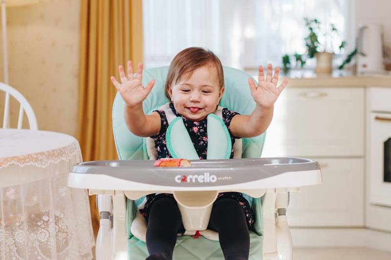A high chair for feeding. Very nice!