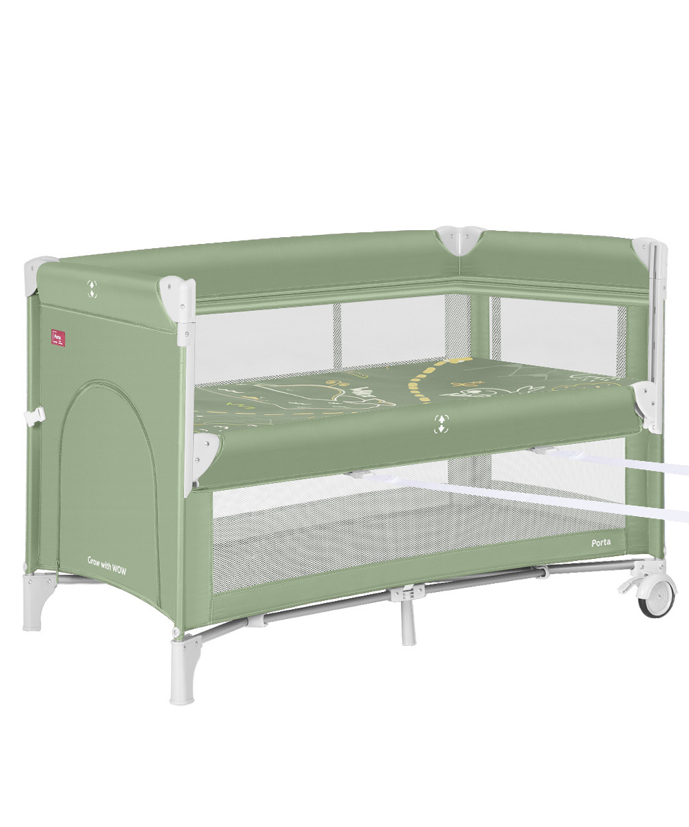 Side-by-side playpen bed Porta 2